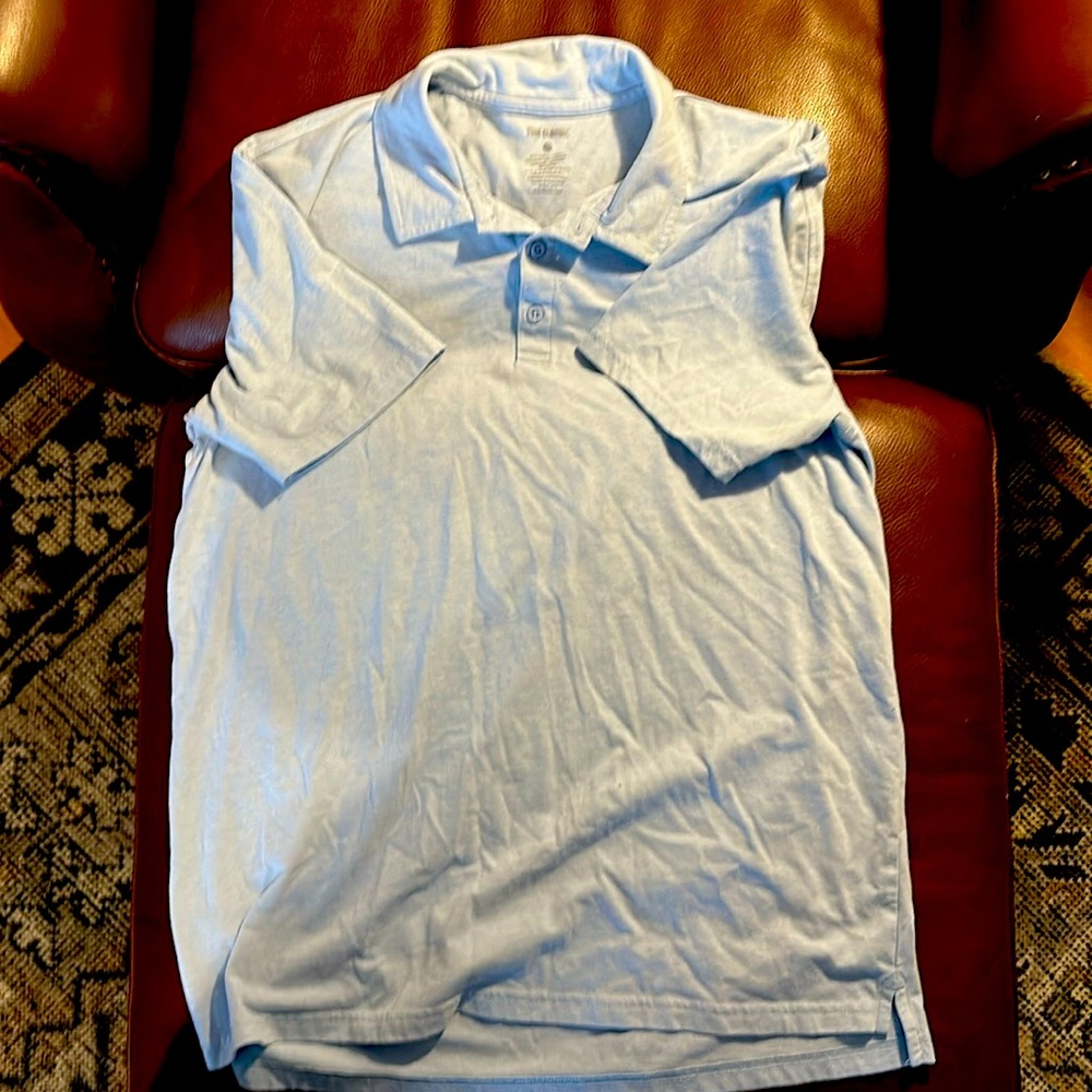 True Classic Men’s Light Blue Short Sleeve Shirt